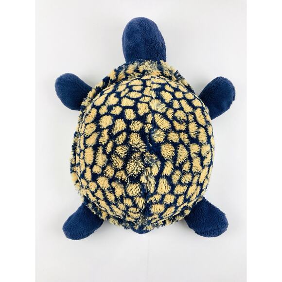 Jelly Cat Blue and Gold Tootle Tortoise Turtle London Retired Used Soft Large Le - Picture 8 of 13